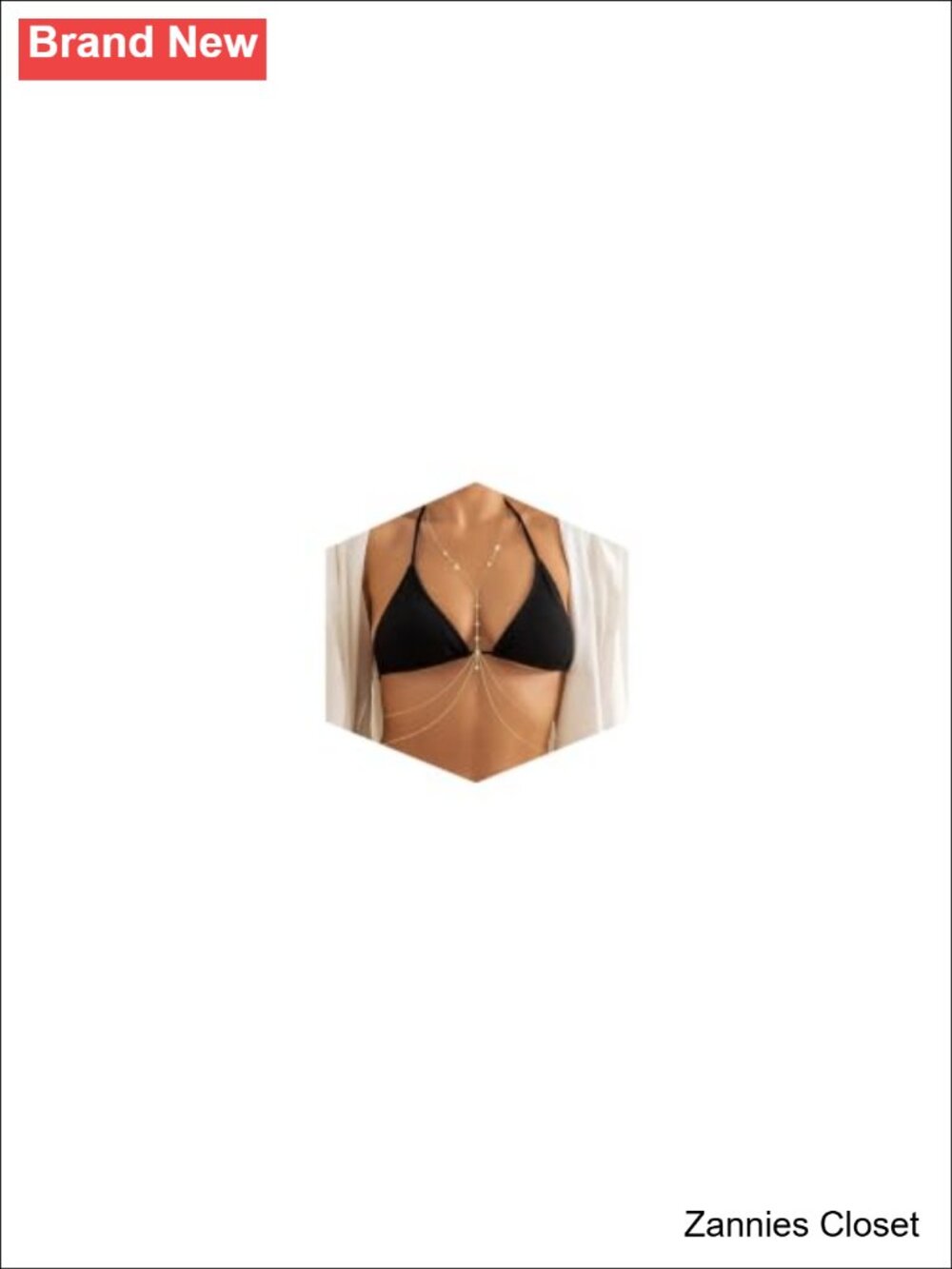 ✨ Body Chain Jewelry for Women Layering Waist Chain for Bikinis